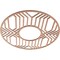 Ekena Millwork Empire Wood Fretwork Pierced Ceiling Medallion, Cherry, 26"OD x 9 1/2"ID x 3/8"T CMWP26X26X0375EPCH - alternate 5